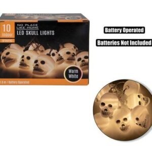 Light fairy led-10xskull white 1.65m b/o