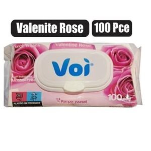 Voi wet-wipes 100pc valentine rose
