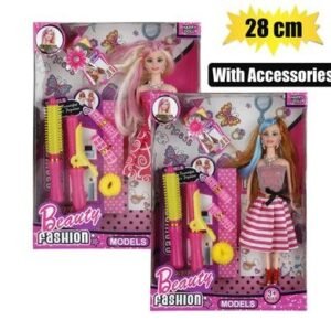 Fashion doll with accessories 28cm