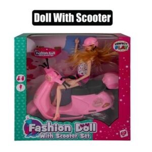 Fashion doll with scooter