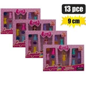 Doll pocket scented set 14pc 9cm