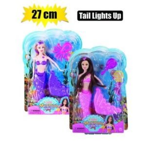 Doll mermaid light up tail 27 cm