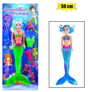 Doll mermaid light up tail & music 50cm