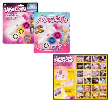 Play-set projector unicorn/mermaid