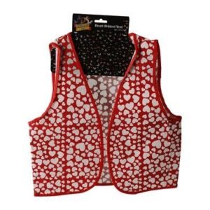 Dress up vest hearts