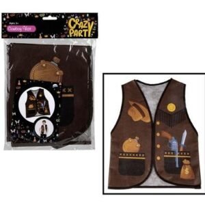 Dress up costume cowboy vest