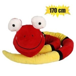Plush snake animated big eyes 170cm