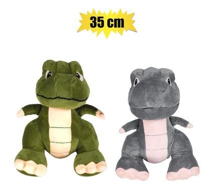 Plush dinosaur sitting 35cm