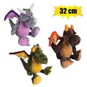 Plush dragon asstd diaz 32cm