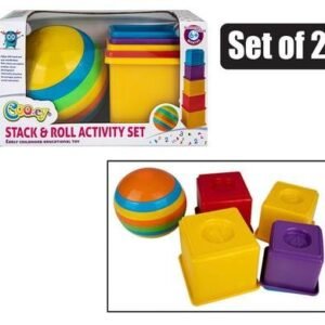 Baby toy edu activity stacking set,2pc