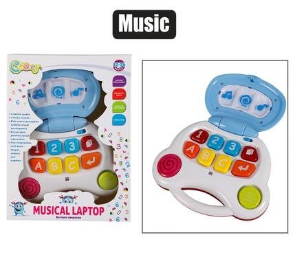 Baby musical educational laptop