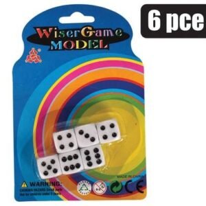 Dice 16mm card-of-6