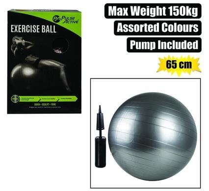 Fitness ball yoga asstd 60cm
