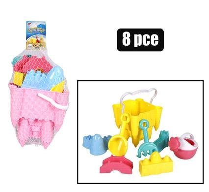 Beach-set 17cm bucket + 6 accessories