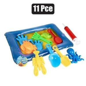 Beach set 11pc w/inflatable sandpit