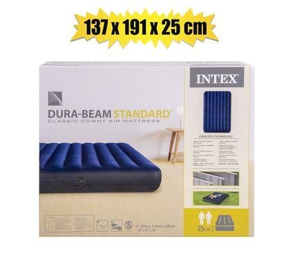 Intex air-bed d/beam-dbl 137x191x25cm