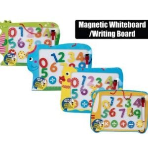 Edu wood magnet whiteboard w/number set