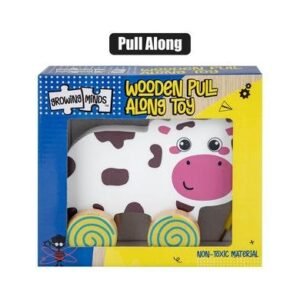 Edu wood pull along animal