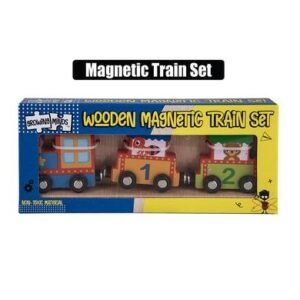 Edu wood magnetic train set