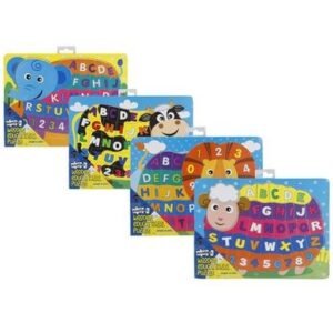 Edu wood puzzle abc/num 30x22cm