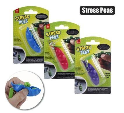 Novelty sensory press peas