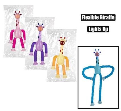 Novelty sensory flexible giraffe 19cm
