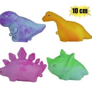 Novelty squeezy dino 10cm marble diamond