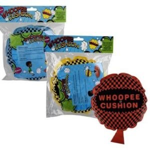 Novelty whoopee cushion s/inflates 16cm