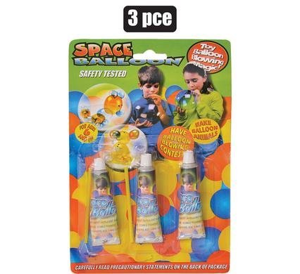 Novelty space balloons 3pc