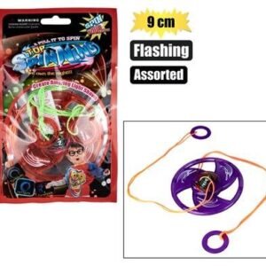 Novelty spinner flashing 9cm