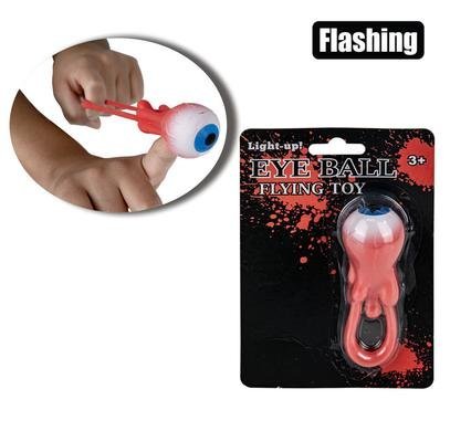 Novelty halloween eye ball flashing 10cm