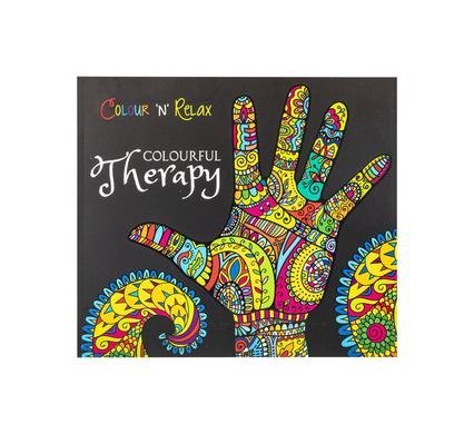 Book colouring and relax colour therapy
