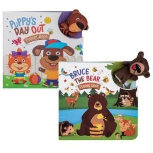 Book reader with finger puppet asstd