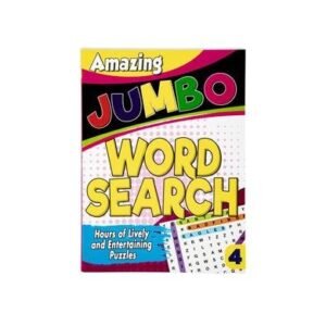 Book puzzle amazing jumbo wordsearch 4