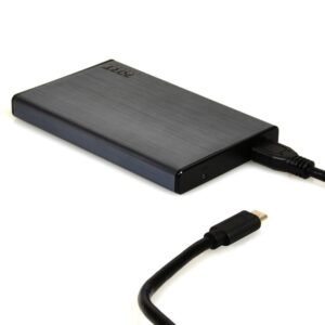 Port Connect 2.5″ USB-C External HDD Enclosure Black