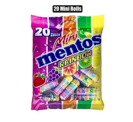 Mentos mini rainbow roll 20's