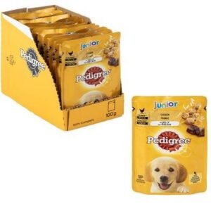 Pedigree puppy chick chunk in jelly 100g