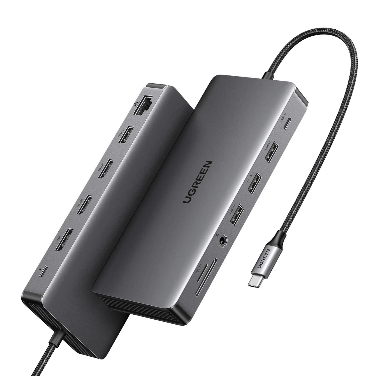 UGreen CM681 Revodok Pro 13-in-1 USB Type-C HDMI and DisplayPort Docking Station - Image 2