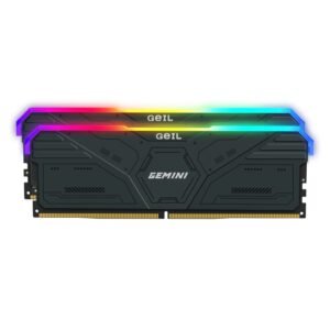 Geil Gemini RGB 64GB KIT(2X32GB) 6000MHz DDR5 Desktop Gaming Memory – Grey