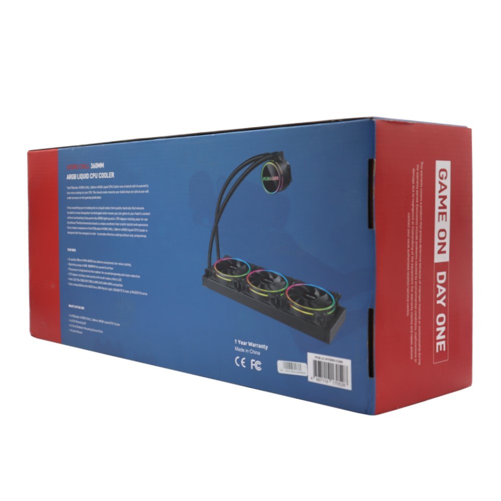 PCBuilder Hydro Chill 360MM AIO Liquid CPU Cooler ARGB - Image 4