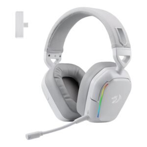 Redragon H868 RGB Wireless Gaming Headset – White