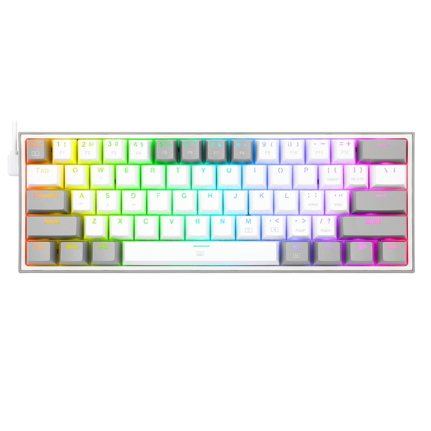Redragon K617 FIZZ 60% Wired RGB Gaming Keyboard